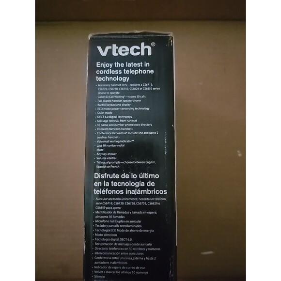 Y2K Retro VTech 6.0 Digital Technology One Handset Cordless Phone, For Parts - Picture 4 of 6